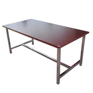 Table with welded frame
