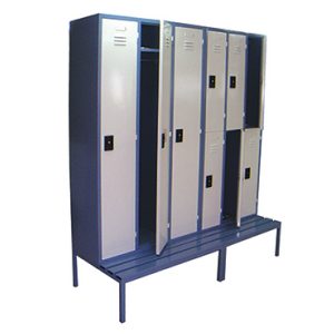 Multi lockers with bench