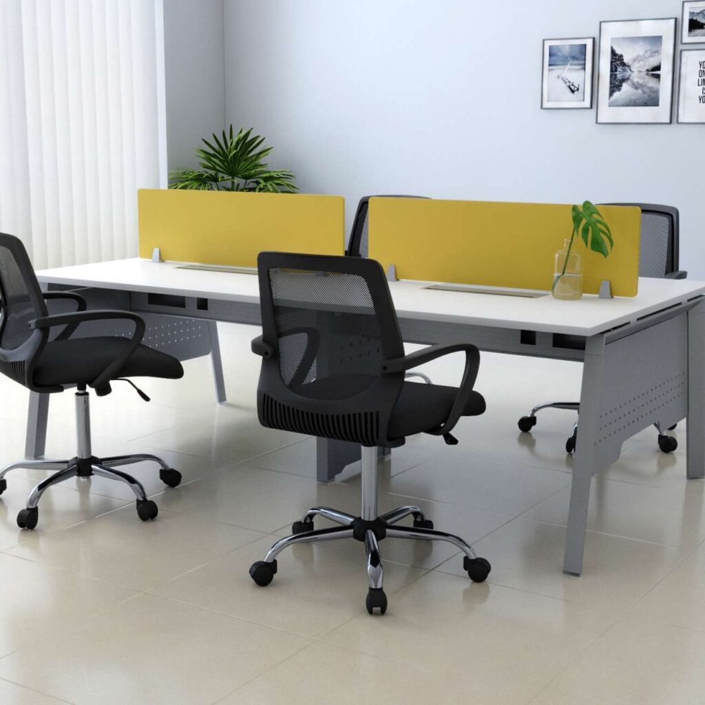 Workstation Table For Four Person