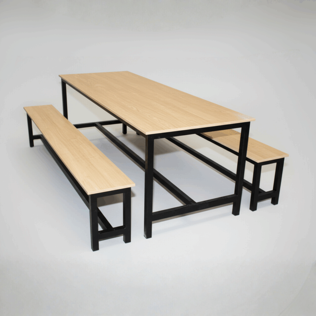 AAGWTT06 – Wooden Top Table With Bench